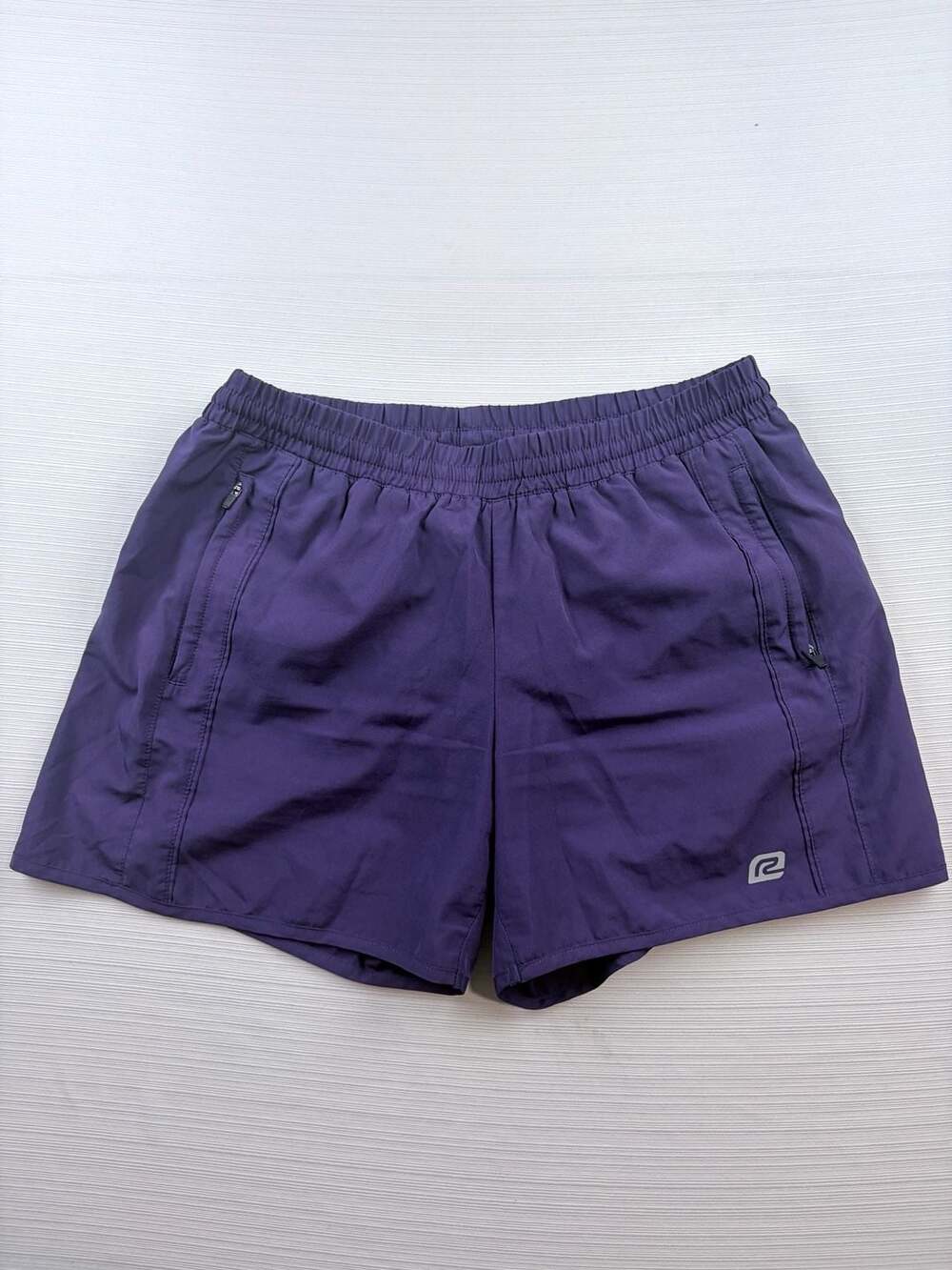 Road Runner Sports Running Shorts Size M Purple Lined Athletic Gym